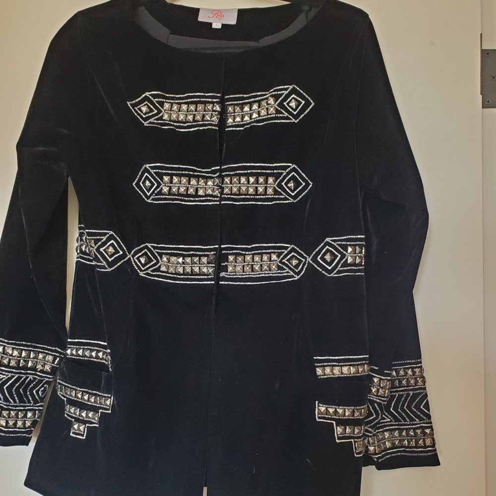ABSOLUTELY GORGEOUS Roja Velvet Jacket Size L